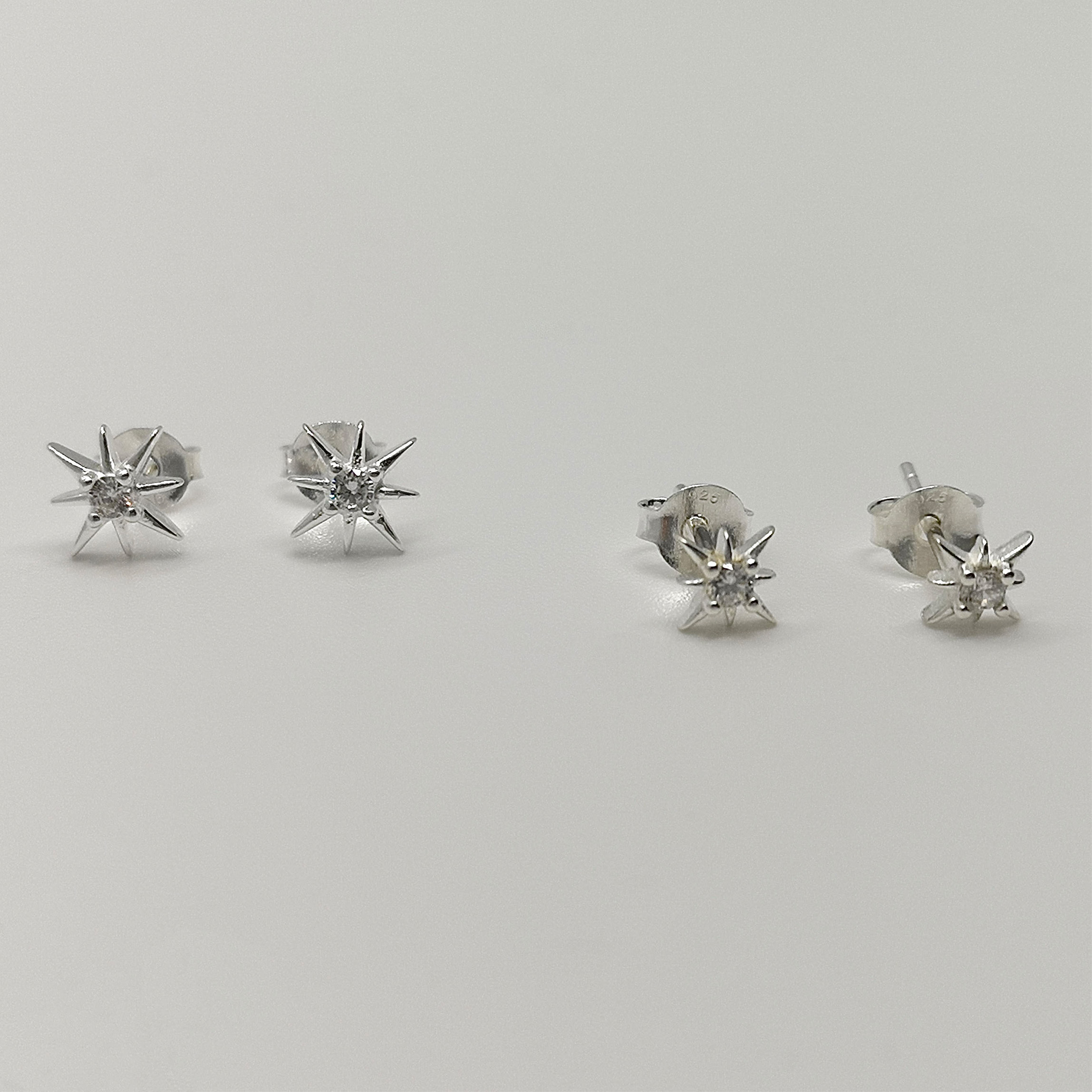 Twinkling Star Stud Earrings (2 sizes)